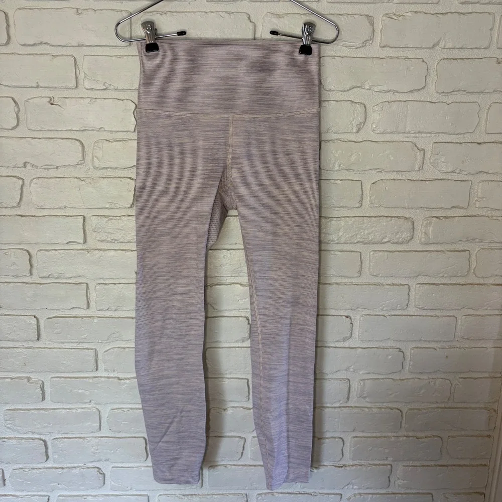 Lululemon‎ Wunder Under Legging Size 6 Pink Purple Excellent